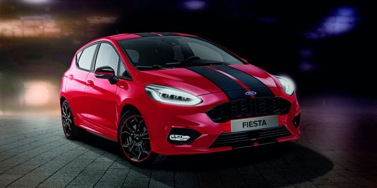 Ford le da un color aún más deportivo al Fiesta ST-Line con las Red y Black Edition
